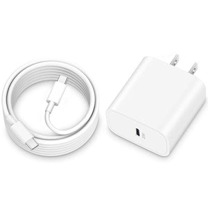 Wall Charger Adapter with USB-C to C Cable